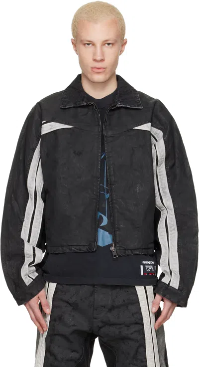 Rivington Roi Rebis Black Denim Trappist Trucker Jacket