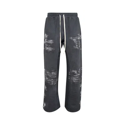 Pre-owned Rivington Roi Rebis Burn The Man Faster Flight Sweatpants 'vintage Black' | Men's Size S