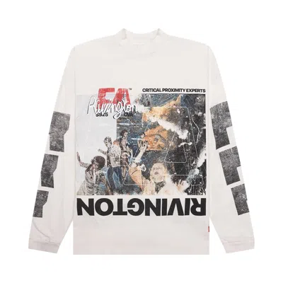 Pre-owned Rivington Roi Rebis Critical Proximity Long-sleeve Tee 'max White' | Men's Size Xl