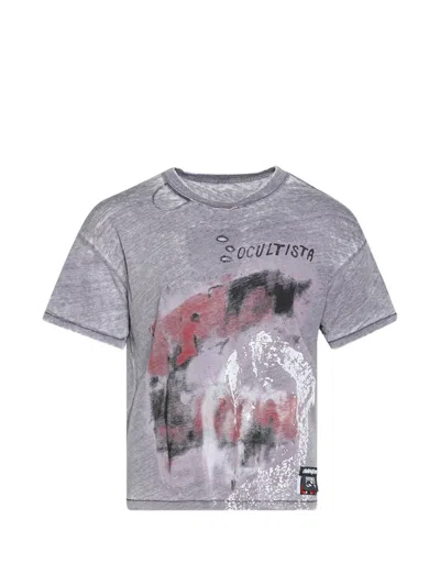 Rivington Roi Rebis Distressed T-shirt In Purple
