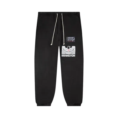 Pre-owned Rivington Roi Rebis Flag Sweatpants 'black' | Men's Size L