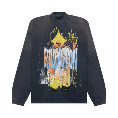 Pre-owned Rivington Roi Rebis Forgive Me Long-sleeve Vintage Tee 'vintage Black' | Men's Size Xl