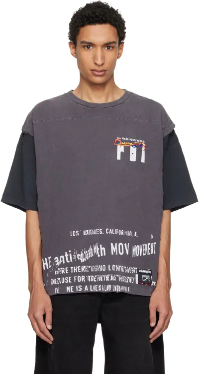 Rivington Roi Rebis Gray Moda Apocrypha Quad T-shirt