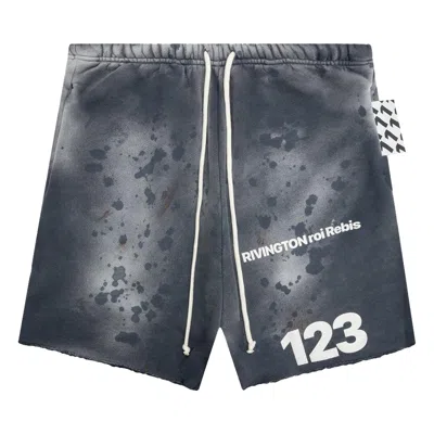 Pre-owned Rivington Roi Rebis Gym Bag Short 'washed Black' | Men's Size 2