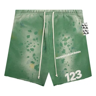 Pre-owned Rivington Roi Rebis Gym Bag Short 'washed Green' | Men's Size 2