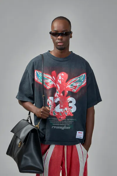 Rivington Roi Rebis In Times Like These Cva Long Sleeve Tee In Blue