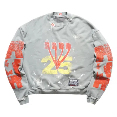 Pre-owned Rivington Roi Rebis Love Stuff Crewneck 'grey' | Men's Size Xl In Gray