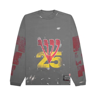 Pre-owned Rivington Roi Rebis Love Stuff Long-sleeve Tee 'grey' | Men's Size L In Gray
