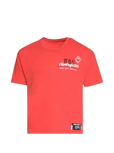 Rivington Roi Rebis Membership Uso Logo-graphic T-shirt In Red