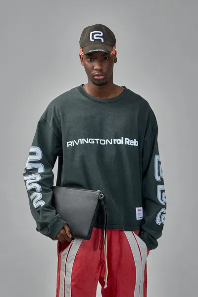 Rivington Roi Rebis Meta Uso Cva Long Sleeve Tee In Green