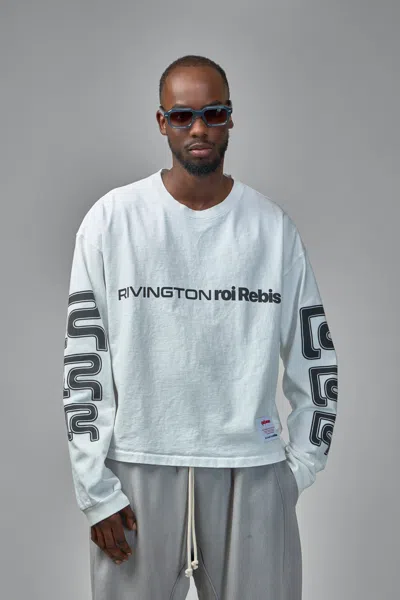 Rivington Roi Rebis Meta Uso Cva Long Sleeve Tee In White