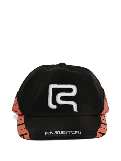 Rivington Roi Rebis Metarosa Embroidered Baseball Cap In Orange