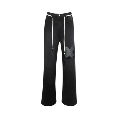 Pre-owned Rivington Roi Rebis New Rose Denim 'black' | Men's Size 38