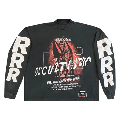 Pre-owned Rivington Roi Rebis Occultista Vintage Long-sleeve Tee 'vintage Black' | Men's Size L