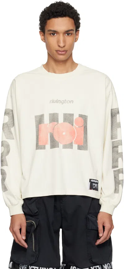 Rivington Roi Rebis Off-white 'roi' Garden Long Sleeve T-shirt