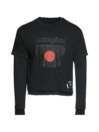 Rivington Roi Rebis Philemon Long-sleeve T-shirt In Black
