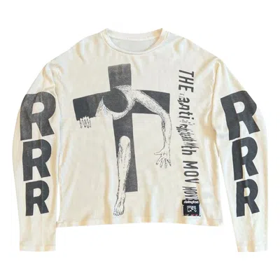 Pre-owned Rivington Roi Rebis Pop Out Thermal Tee 'max White' | Men's Size L