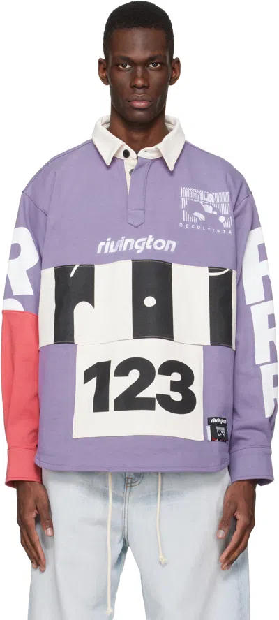 Rivington Roi Rebis Apocrypha Rugby Long-sleeved Shirt In Multi