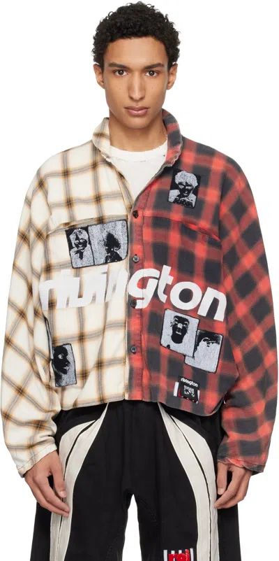 Rivington Roi Rebis Red & Gray Nazarene Shirt In Multi