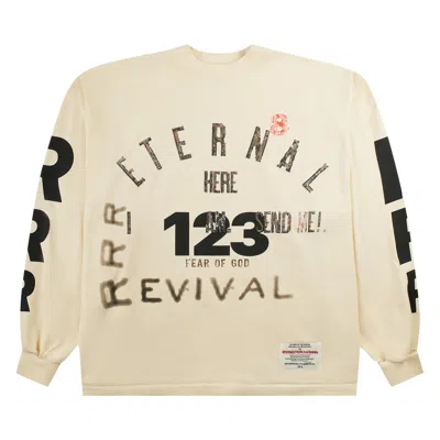 Pre-owned Rivington Roi Rebis Revival Long-sleeve Tee 'cream' | Men's Size 3