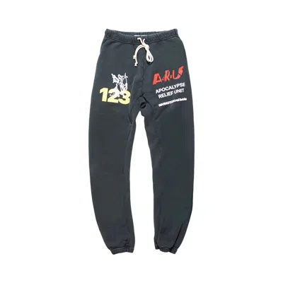 Pre-owned Rivington Roi Rebis Rrr123 Apocalypse Relief Unit Gymbag Sweatpants 'vintage Black' | Men's Size Xxl