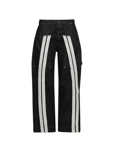 Rivington Roi Rebis Stripe-detail Jeans In Multi