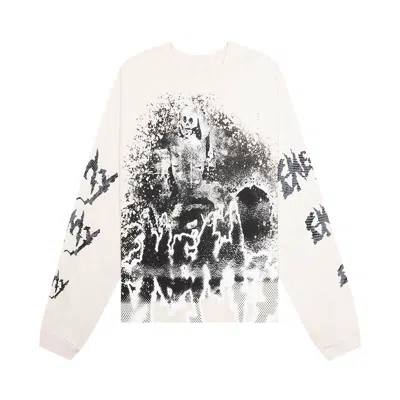 Pre-owned Rivington Roi Rebis Theatre Cva Long-sleeve T-shirt 'vintage White' | Men's Size S
