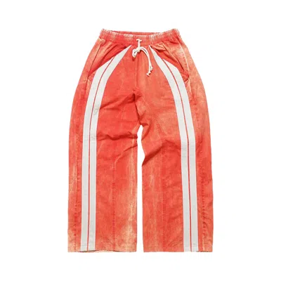 Pre-owned Rivington Roi Rebis Trappist Penta Pants 'washed Red' | Men's Size L
