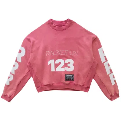 Pre-owned Rivington Roi Rebis Uso 123 Cva Crewneck 'pink' | Men's Size L