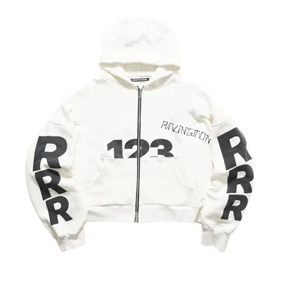 Pre-owned Rivington Roi Rebis Uso 123 Cva Zip Hoodie 'max White' | Men's Size Xxl