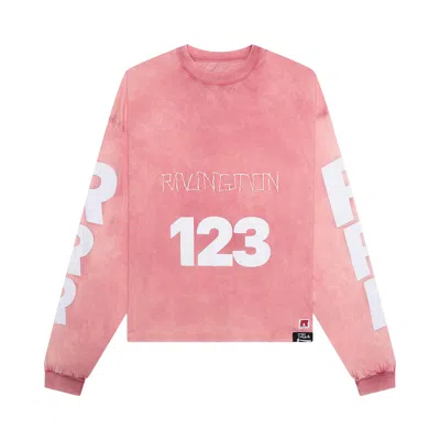 Pre-owned Rivington Roi Rebis Uso 123 Garden Long-sleeve Tee 'pink' | Men's Size L