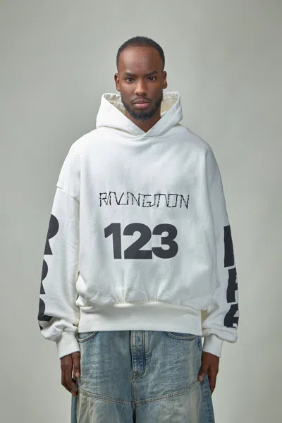 Rivington Roi Rebis Uso-123 Hoodie In White