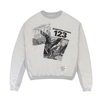 Pre-owned Rivington Roi Rebis X Fear Of God Crewneck 'grey' | Men's Size 2 In Gray