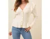 Rivir Embellished Cardigan In White In White