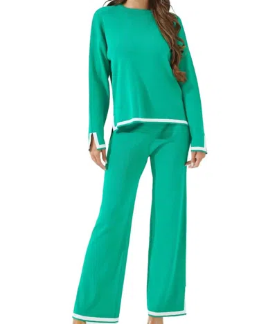 Rivir Knit Pants In Kelly Green