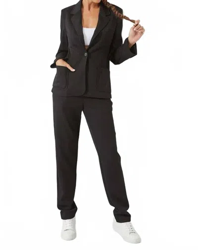 Rivir Women's Knit Easy Jogger Set In Black