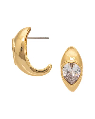 Rivka Friedman 18k Cz Statement Earrings In Gold