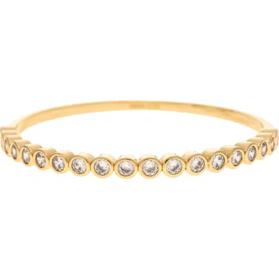 Rivka Friedman 18k Gold Plate Cubic Zirconia Bangle