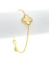 Rivka Friedman 18k Plated Cz Bracelet In Gold