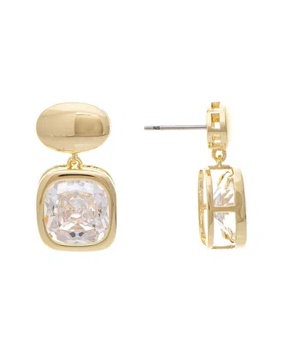 Rivka Friedman 18k Plated  Cz Earrings In Gold