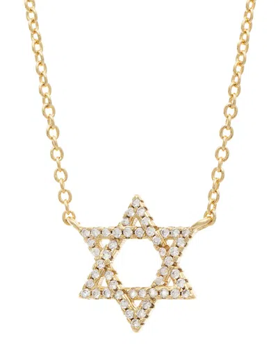 Rivka Friedman 18k Plated Cz Necklace In Gold