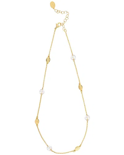 RIVKA FRIEDMAN RIVKA FRIEDMAN 18K PLATED CZ NECKLACE
