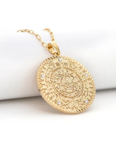 Rivka Friedman 18k Plated Cz Necklace In Gold