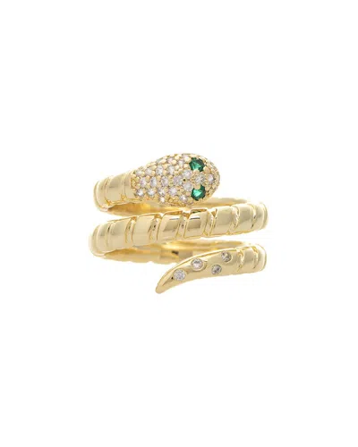 Rivka Friedman 18k Plated Cz Ring
