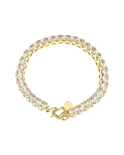 Rivka Friedman 18k Plated Cz Stackable Bracelet In Gold