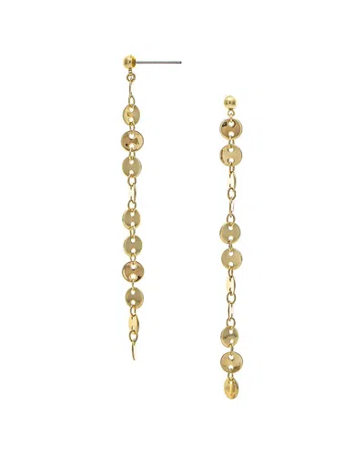 Rivka Friedman 18k Plated Dangle Earrings In Yellow