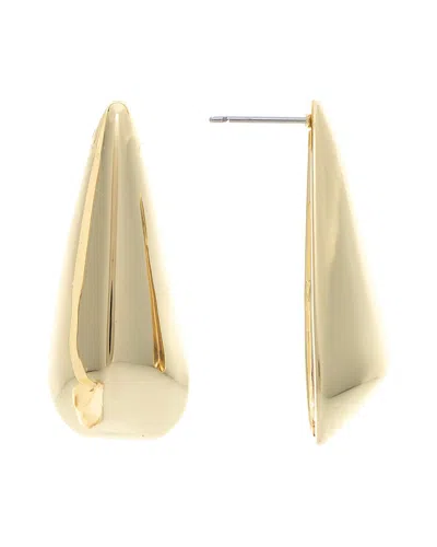 Rivka Friedman 18k Plated Geometric Earrings In White