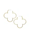 Rivka Friedman 18k Plated Hoops