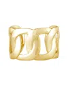 Rivka Friedman 18k Plated Motif Cuff Bracelet