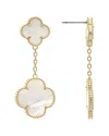 Rivka Friedman 18k Plated Pearl Earrings